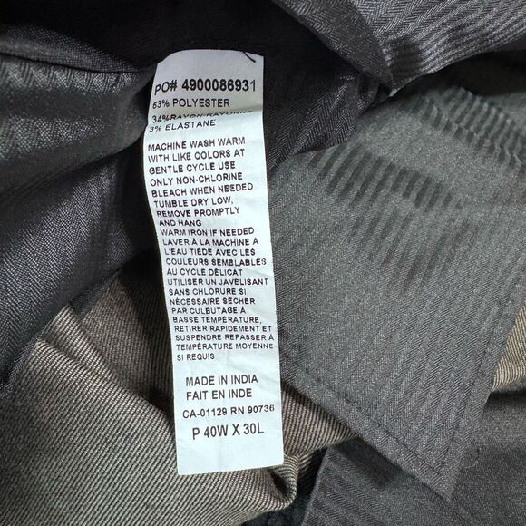 LAUREN RALPH LAUREN Men's UltraFlex‎ Stretch  Dress Pants 40x30 brown - Picture 4 of 8